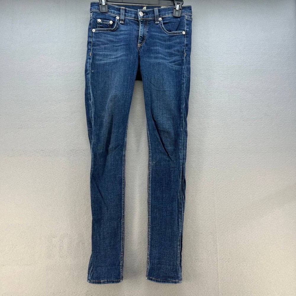 rag & bone Women's Skinny Jeans Size 25 (2) Medium Denim Wash - Picture 1 of 14